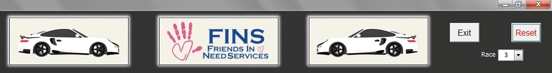 Car Race control buttons